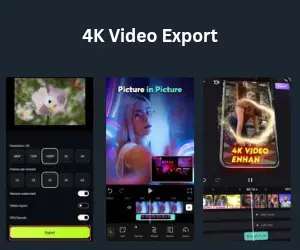 Filmora Mod APK 9 Filmora Mod APK supports exporting videos in resolutions up to 4K