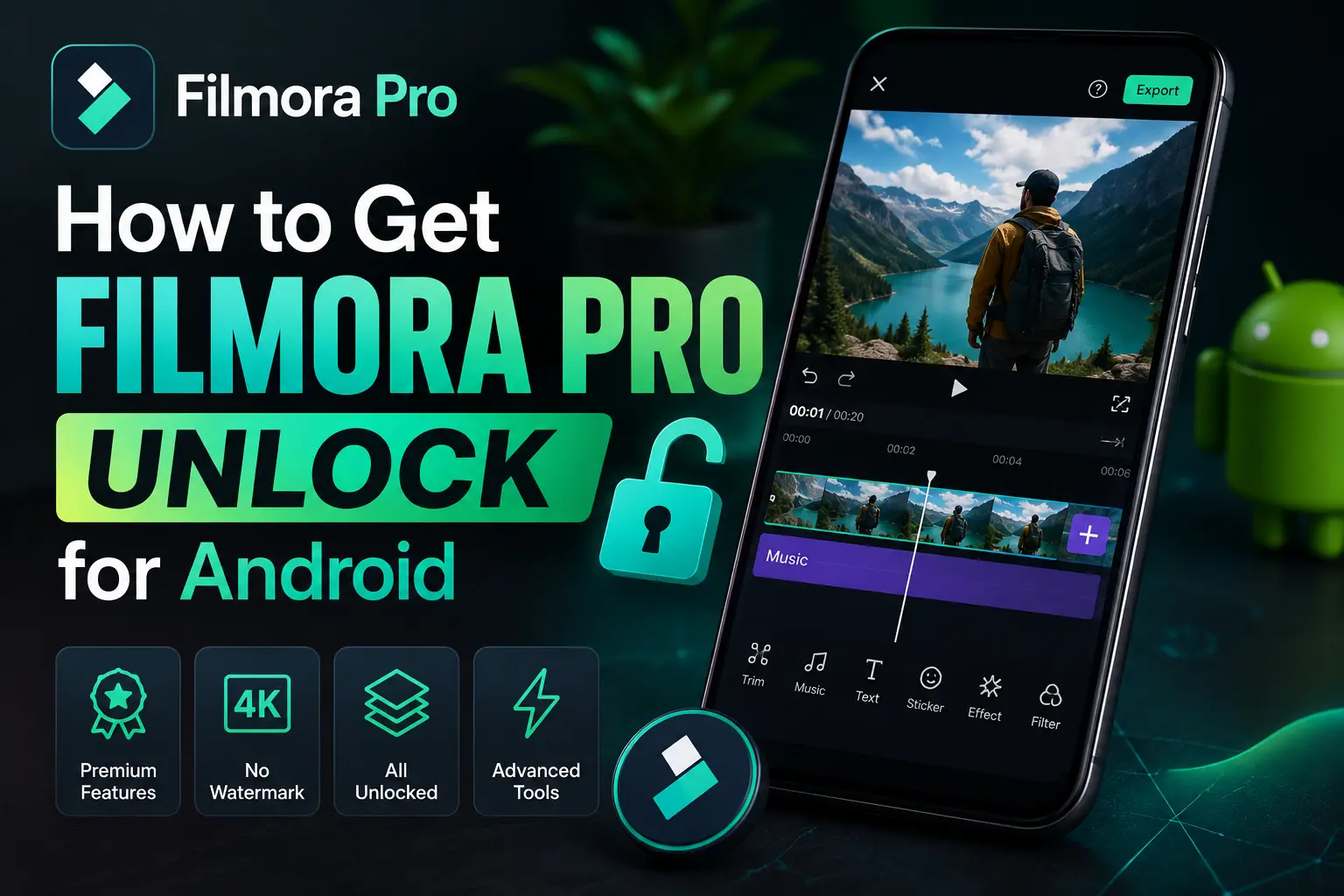 Filmora Pro Unlock for Android