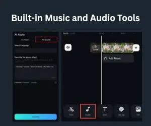 Filmora Mod APK 3 Filmora includes a collection of royalty-free music tracks and sound effects that can be added directly to your projects.