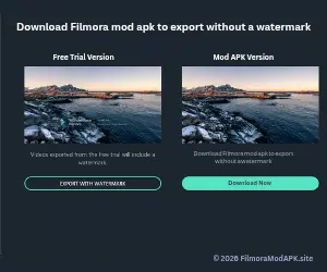 Filmora Mod APK 2 Filmora Mod APK removes this restriction, allowing every video to be exported without branding, making the final result look cleaner and more professional.