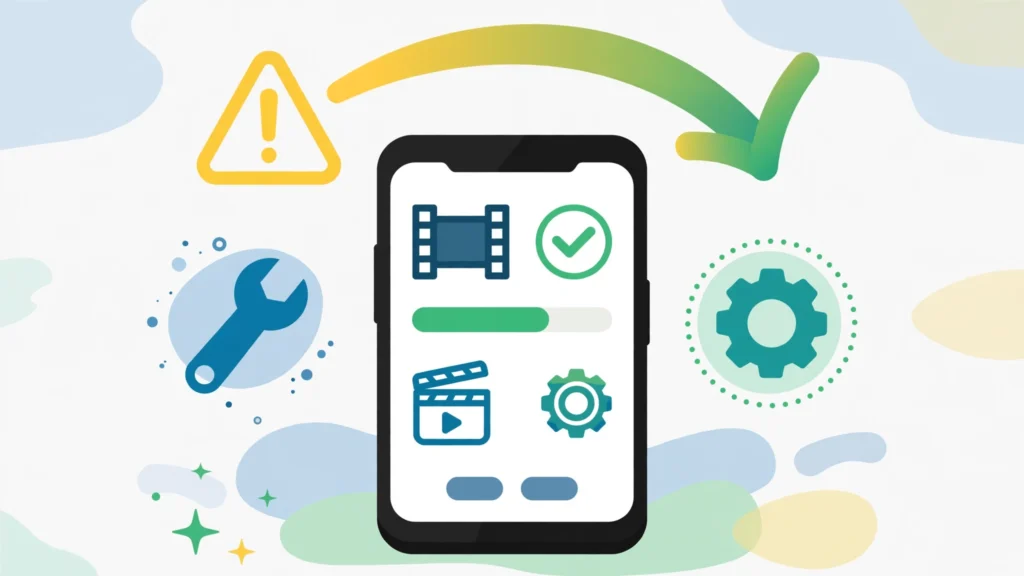 Fix Filmora Mod APK export failed error